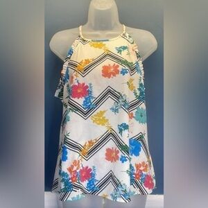 Candie's High Waist Blue and Yellow Shorts